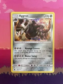 Pokemon Card Aggron Crimson Invasion Holo Rare 67/111 Near Mint - Image 1