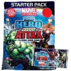 MARVEL HERO ATTAX SERIES 1 BASE / BASIC SET 160 CARDS SERIES ONE BY TOPPS - Image 1