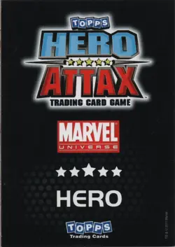 MARVEL HERO ATTAX SERIES 1 BASE / BASIC SET 160 CARDS SERIES ONE BY TOPPS - Image 3
