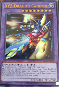XYZ-Dragon Cannon KC01-EN034 Ultra Rare YuGiOh TCG Card - Image 1