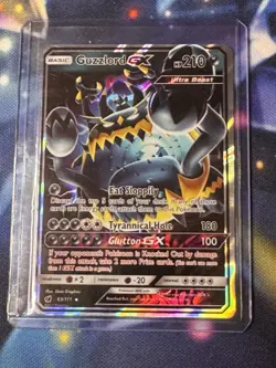 Guzzlord GX 63/111 Sun & Moon Crimson Invasion Holo Pokemon Card TCG - Image 1