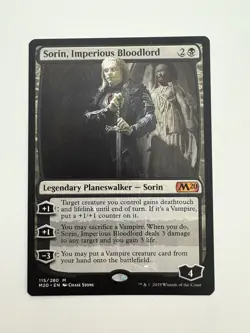 Sorin Imperious Bloodlord MTG Magic the Gathering Card NM Near Mint M20 - Image 1