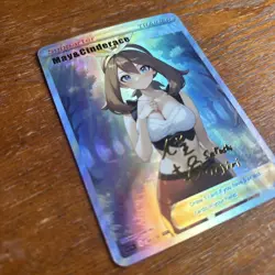Sexy May Pokemon HOLO RARE - Custom Anime Waifu Doujin Card US Seller NM+ - Image 2