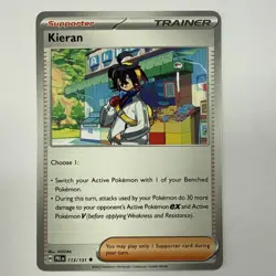 113/131 Kieran : Uncommon Card : Prismatic Evolutions : Pokemon TCG Mint - Image 1