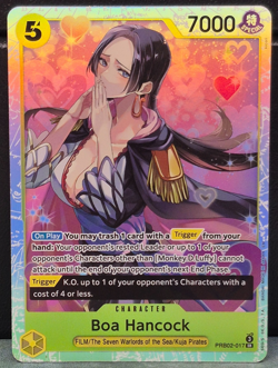 Boa Hancock PRB-02 PRB02-017 Super Rare The Best Vol 2 One Piece Near Mint Card - Image 1