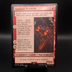 Summon: Brynhildr NM #160 FINAL FANTASY MTG - Image 1