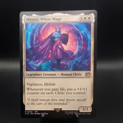Minwu White Mage - MtG Final Fantasy - NM - - Image 1