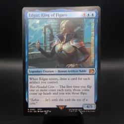 MTG Magic the Gathering Edgar, King of Figaro (51/764) Final Fantasy MINT!! - Image 1
