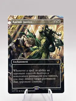 Karmic Justice 0065 Anime Wilds of Eldraine: Enchanting Tales WOT MTG NM - Image 1