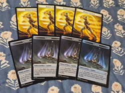 Human Soldier / Lander Token x4 Playset Edge of Eternities Magic MTG - Image 2