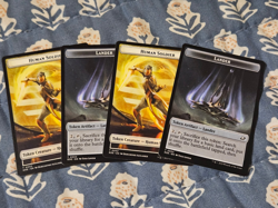 Human Soldier / Lander Token x4 Playset Edge of Eternities Magic MTG - Image 3
