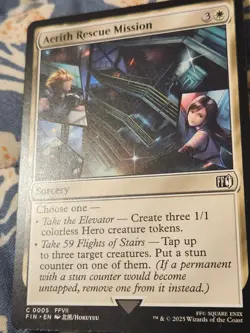 Aerith Rescue Mission x1 FIN Final Fantasy MTG Magic - Image 3