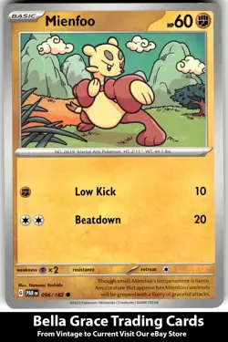 Mienfoo #096/182 SV04: Paradox Rift Pokemon Common - Image 1