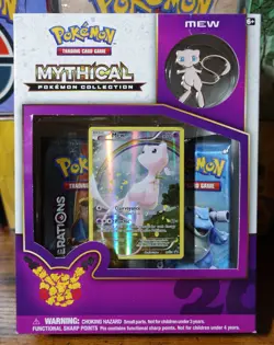Mythical Pokemon Collection Box Mew XY110 Promo Sealed New 2x Generation Packs - Image 1