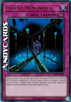CATENA DEMONIACA • (Fiendish Chain) • Ultra R SP • LCKC IT095 • Unl • Yugioh! - Image 1