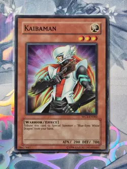 WCS-EN002 Kaibaman Super Rare Unlimited Edition MP! YuGiOh TCG - Image 1