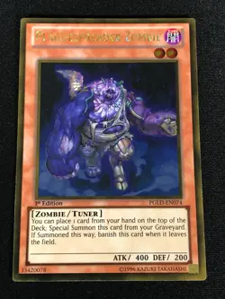 Yugioh Plaguespeader Zombie PGLD-EN074 1st GOLD (NM) - Image 1