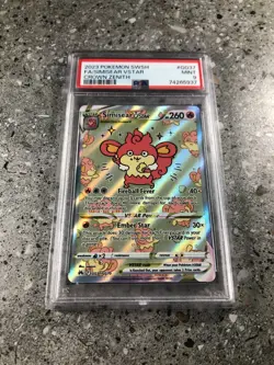 Pokemon TCG Cards Simisear VSTAR GG37/GG70 Crown Zenith Full Art PSA 9 MINT - Image 1
