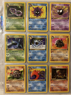 Pokemon Complete Fossil 1st Edition Unc/Com Set 32 Cards Never Played NM/M - Image 1