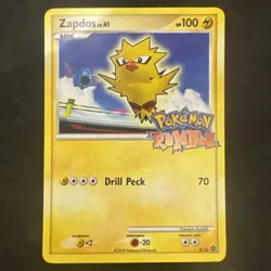 Zapdos 8/16 Pokemon Rumble Stamped Pokemon Card - Image 1