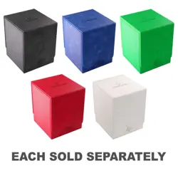 BLACK Gamegenic Elegant Squire PLUS 100+ XL Deck Box for Trading Playing Cards - Image 1