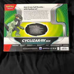 New Unopened Pokemon TCG Cyclizar EX Box 4 Packs - Includes Jumbo Card - Image 2