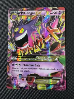 Pokemon M Gengar EX 35/119 Card Phantom Forces Mega - LP - Image 1