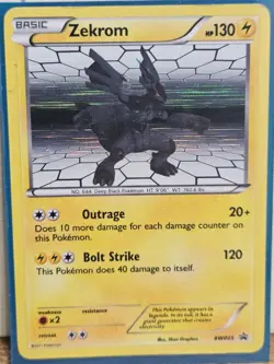 Zekrom BW005 Black Star Promo Holo Pokemon TCG Card - Image 1