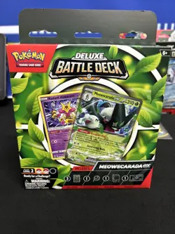 2023 MEOWSCARADA EX Deluxe Deck Box - Pokemon TCG Cards- Factory Sealed! - Image 1