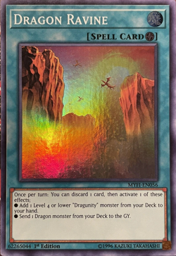 Dragon Ravine - MYFI-EN056 - Super Rare - 1st Edition YuGiOh TCG Card - Image 1
