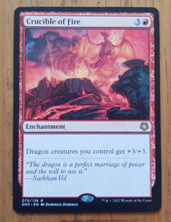 Crucible of Fire mtg NM Regular Games Night : free for all Magic the Gathering - Image 1