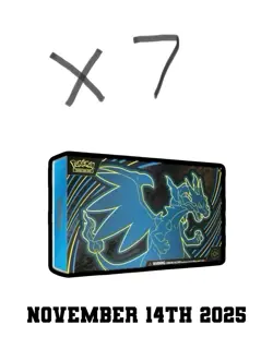 7x Pokemon Phantasmal Flames Mega Charizard X EX UPC CONFIRMED 11/14 ✅PRESALE✅ - Image 1