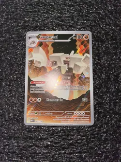 Pokemon Garganacl 147/132 Mega Evolution Illustration Rare Holo Near Mint - Image 1