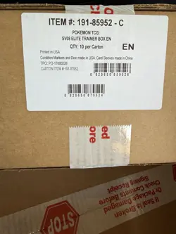 Pokemon SV08 SV Surging Sparks Elite Trainer Box Factory Sealed Case = 10 boxes - Image 1