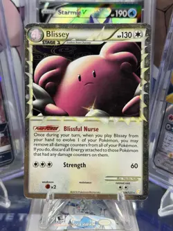 Pokemon TCG Blissey Prime 106/123 HeartGold SoulSilver Holo Rare HP DMG - Image 2