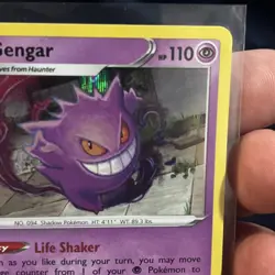 Pokemon Gengar 085/202 Holo Rare SWSH01 Sword and Shield Base Pack Fresh - Image 3
