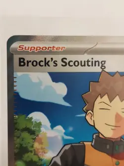 Pokemon TCG Ultra Rare Trainer Brock's Scouting #179/159 Journey Together - Image 5