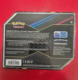 Pokemon TCG Crown Zenith Galarian Moltres Tin Brand New/Factory Sealed (5 Packs) - Image 3