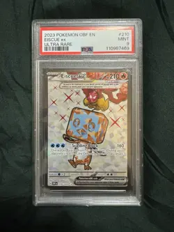 2023 Pokemon Obsidian Flames Eiscue EX Ultra Rare PSA 9 Mint 210/197 - Image 1