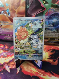 Pokemon TCG 195/191 - S&V Surging Sparks Castform Sunny Form Illustration Rare - Image 1
