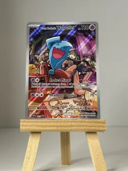 Team Rocket’s Wobbuffet 203 Destined Rivals Black Star ETB Promo Pokemon - Image 1