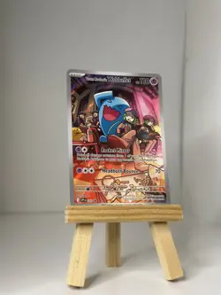 Team Rocket’s Wobbuffet 203 Destined Rivals Black Star ETB Promo Pokemon - Image 3