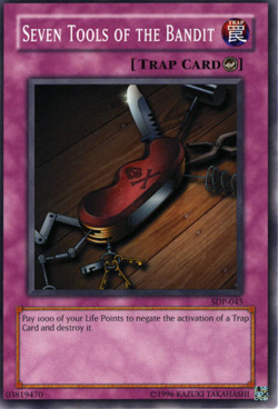 Yugioh Seven Tools of the Bandit SDP-045 Common Unl Ed VLP - Image 1