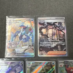 Pokemon TCG Paldea Evolved Bundle AR, SIR NM 5 cards - Image 2