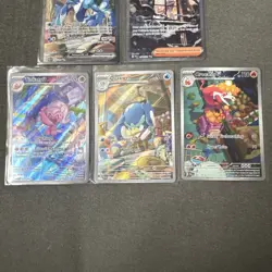 Pokemon TCG Paldea Evolved Bundle AR, SIR NM 5 cards - Image 3