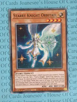 Starry Knight Orbitael BODE-EN027 Common Yu-Gi-Oh Card 1st Edition New - Image 1