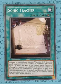 Sonic Tracker BODE-EN064 Common Yu-Gi-Oh Card 1st Edition New - Image 1