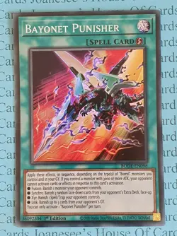 Bayonet Punisher BODE-EN098 Super Rare Yu-Gi-Oh Card 1st Edition New - Image 1