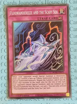 Floowandereeze and the Scary Sea BODE-EN075 Super Rare Yu-Gi-Oh Card 1st New - Image 1