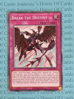 Break the Destiny BODE-EN076 Common Yu-Gi-Oh Card 1st Edition New - Image 1